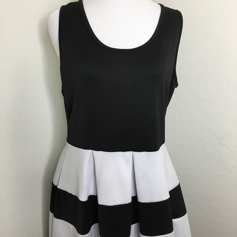 Brenda's Black and White Dress